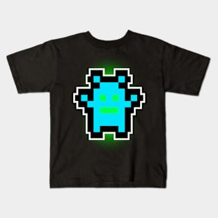 Blue Invader Kids T-Shirt